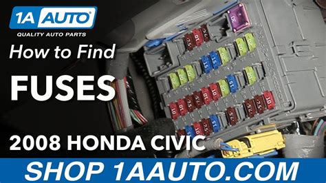 1991 honda civic junction box fuse|Honda Civic fuse box location.